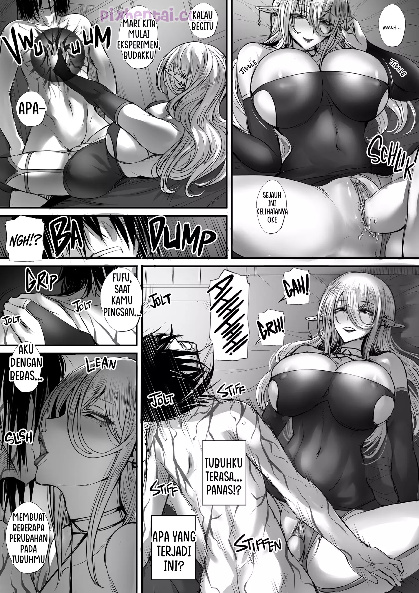 Komik hentai xxx manga sex bokep Petualangan Seks bersama 3 Wanita Monster Serving Titty Monsters 36
